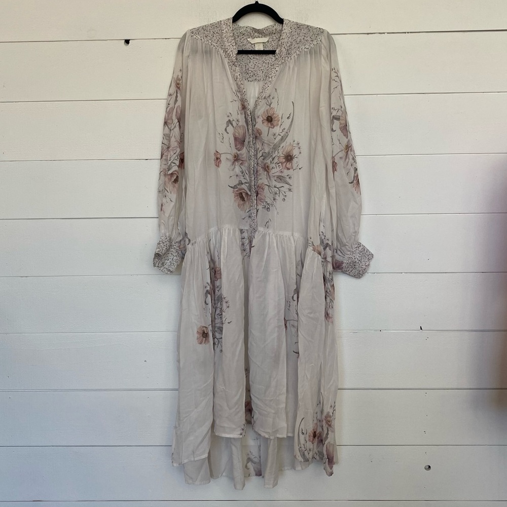 Floral Button Up Maxi Dress